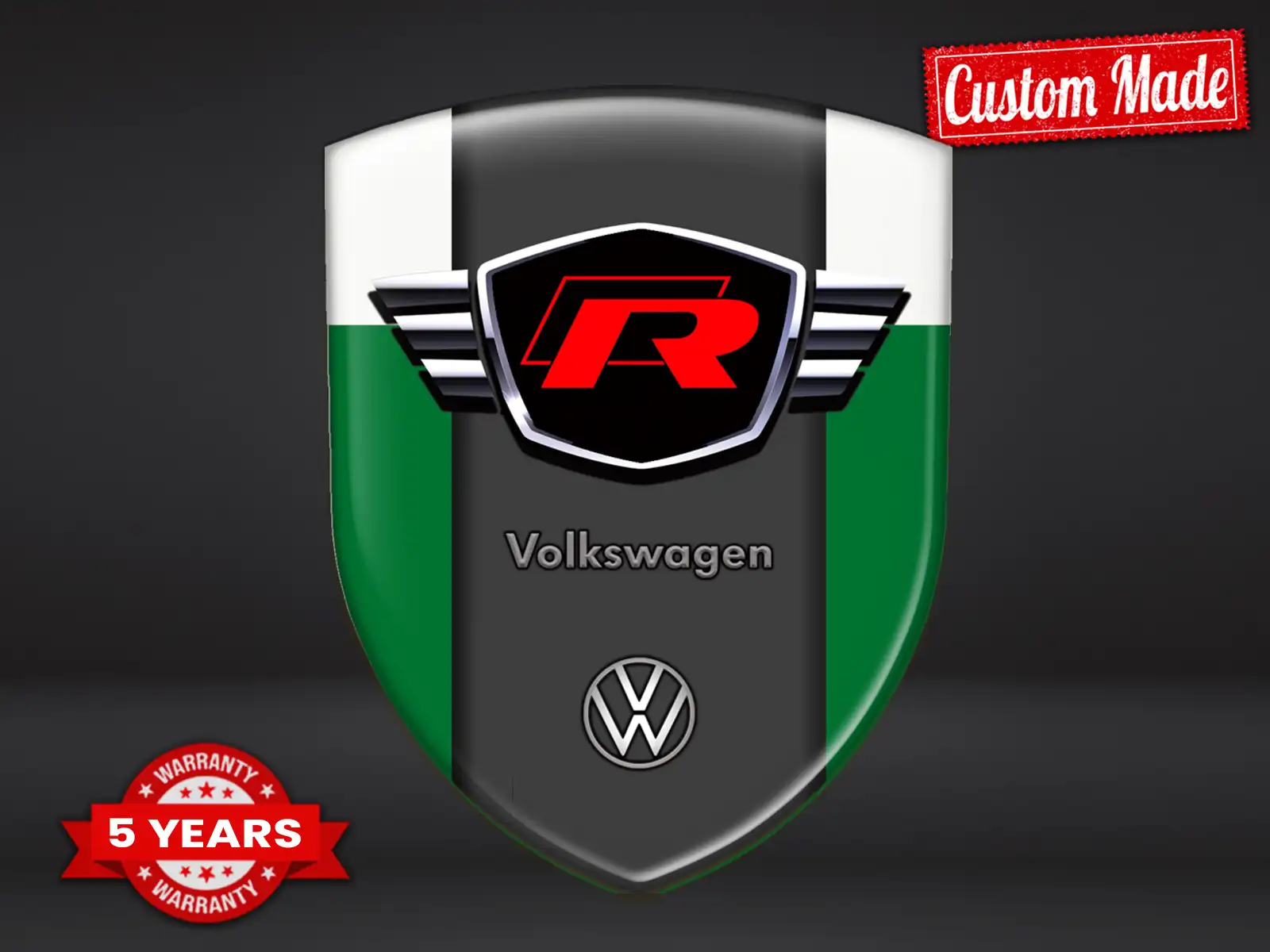 VW Vinilos Traseros Autos Estilo Carreras Personalizable